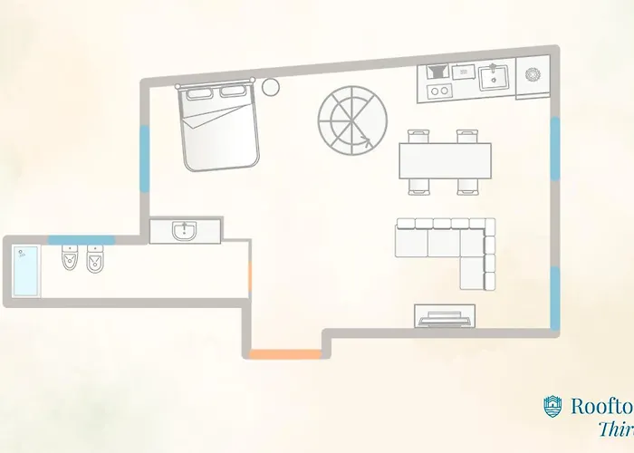 Rooftop Nest In Center By Rent 公寓